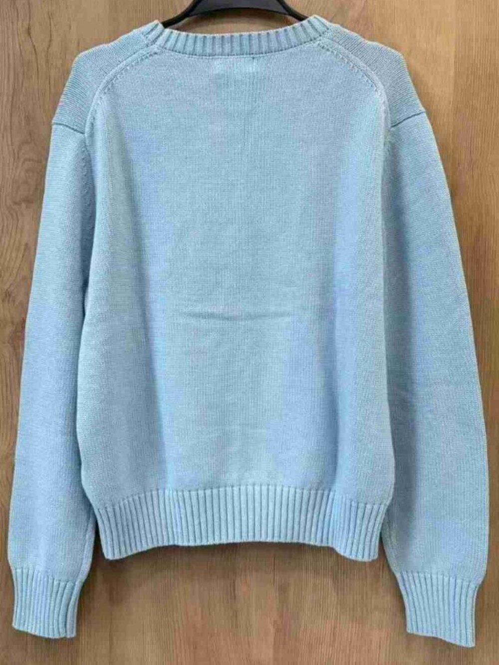 Polo Ralph Lauren Bear Knit Sweater Light Blue Crewneck 🧸 - Picture 4 of 6
